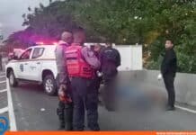 Siniestro vial en la autopista Valle-Coche cobra la vida de un hombre