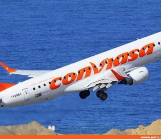 Conviasa conexión Maracaibo - Barquisimeto - Cancún