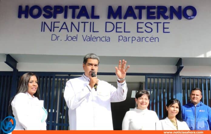 Maduro inaugura Hospital Materno Infantil en Petare