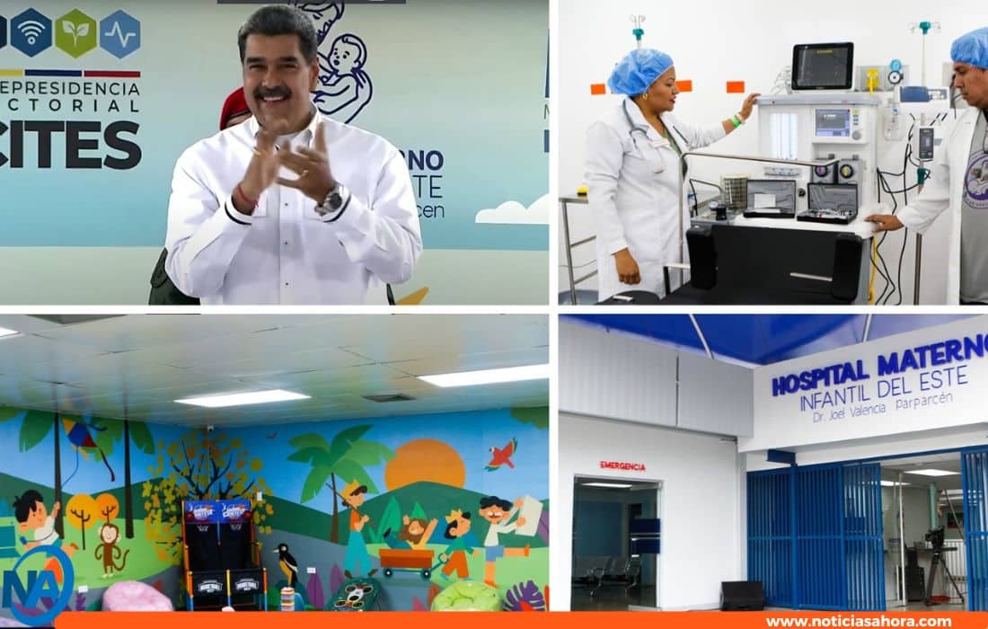 Maduro inaugura Hospital Materno Infantil en Petare.1