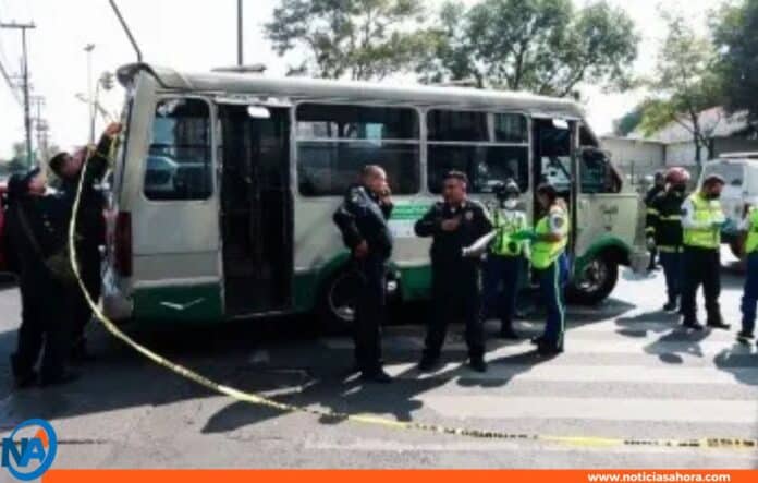 Joven pierde la vida al bajar de un autobús