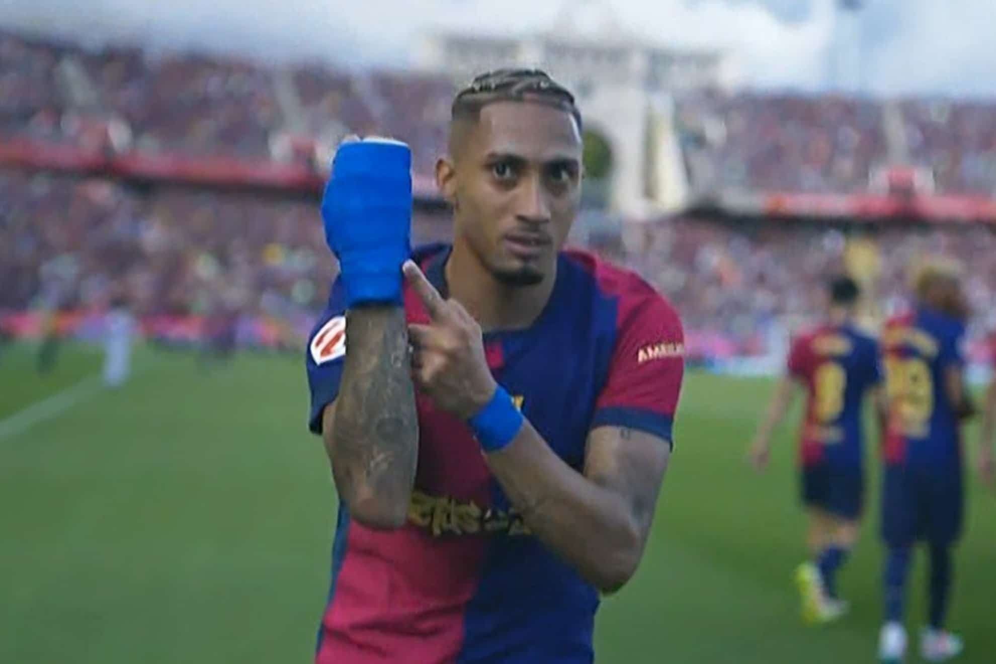 clásico celebración Raphinha 