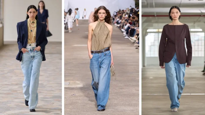 Jeans ajustados reemplazan al ancho en 2025 Jeans ajustados reemplazan al ancho en 2025