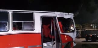 lesionados autobús Maracay