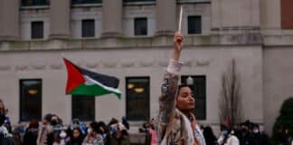 manifestantes pro-Palestina Nueva York
