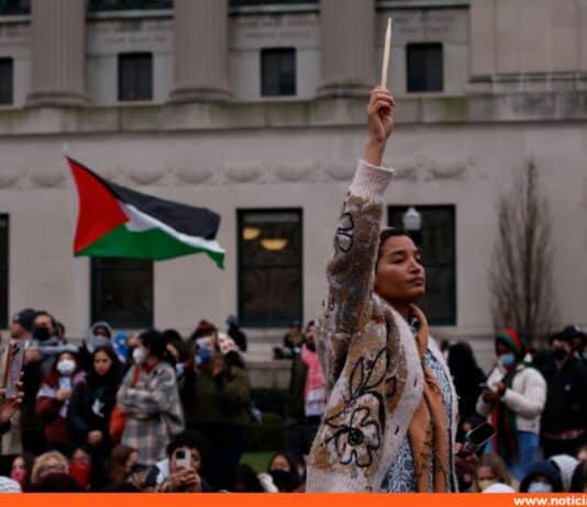 manifestantes pro-Palestina Nueva York
