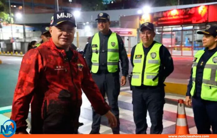 Diosdado Cabello patrullaje nocturno Diosdado Cabello patrullaje nocturno