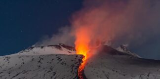 Etna erupción