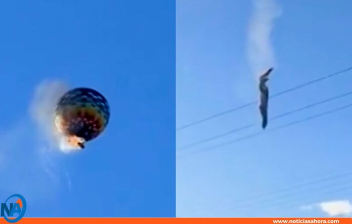 Globo aerostático se incendia Brasil Globo aerostático se incendia Brasil