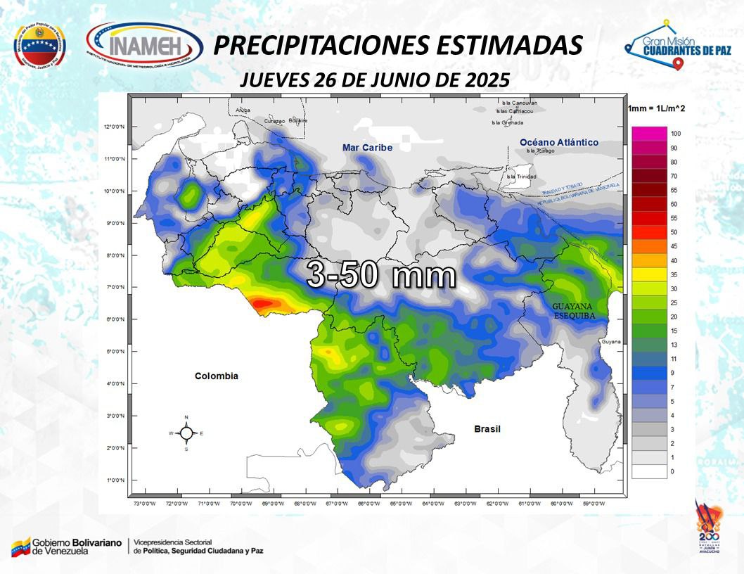 Pronóstico del tiempo en Venezuela.1