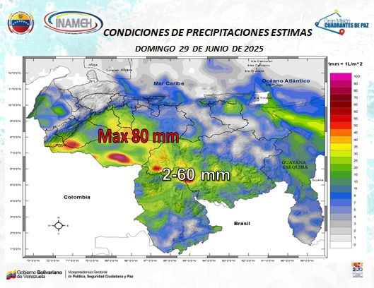 Onda Tropical N°10 trae lluvias a gran parte de Venezuela.1
