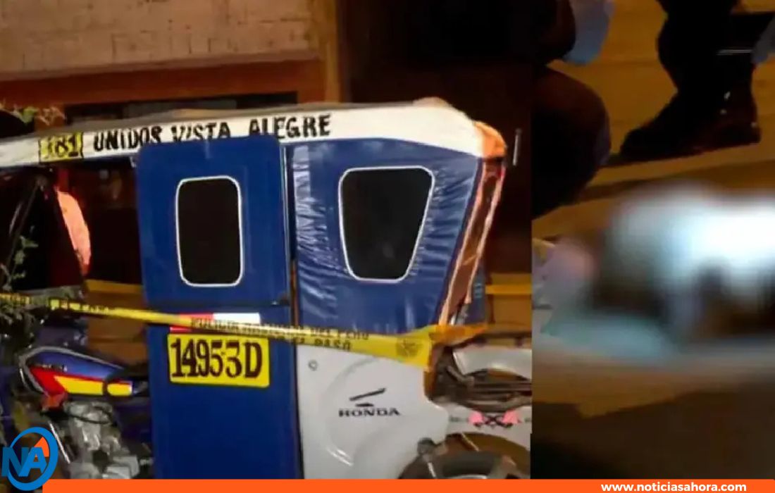 Asesinan pareja venezolana y su perro dentro de mototaxi en Perú.0