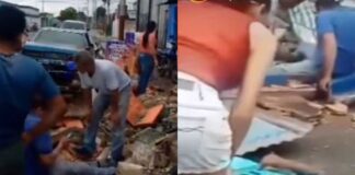 Dos heridos tras colapso de pared Barinas