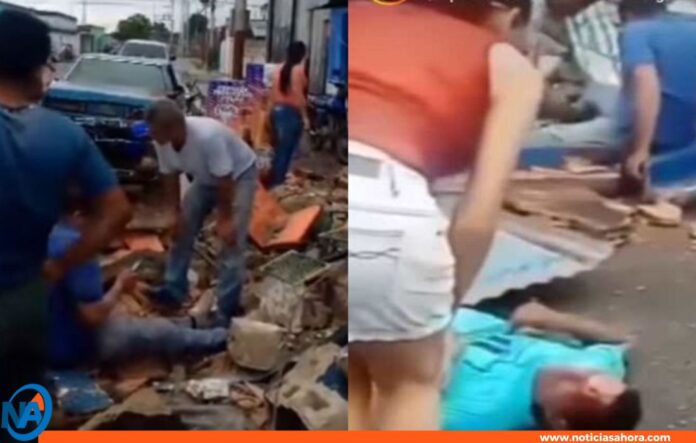 Dos heridos tras colapso de pared Barinas Dos heridos tras colapso de pared Barinas