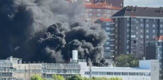 Incendio Universidad de Tuscia en Italia