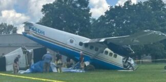 Accidente Aéreo en EE.UU 20 personas abordo