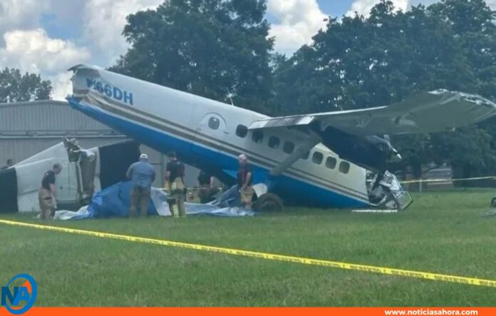 Accidente Aéreo en EE.UU 20 personas abordo