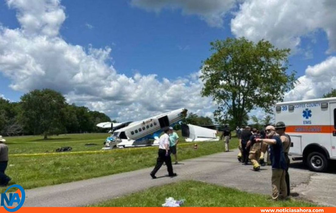 Accidente Aéreo en EE.UU 20 personas abordo.0