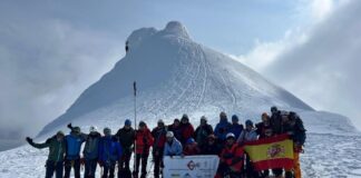 Montañistas con discapacidad conquistan el Pico Julio