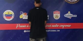 Colombiano detenido en Coro