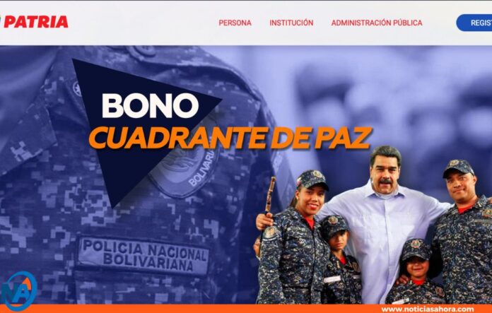 Bono Cuadrantes de Paz junio 2025