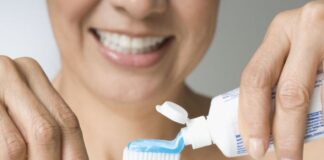 Pasta dental no apta para el consumo