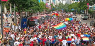 Comunidad LGBTIQ+ marchó en Caracas