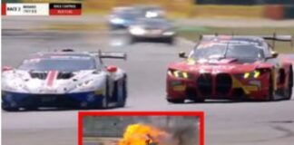 Lamborghini se incendió GT World Challenge