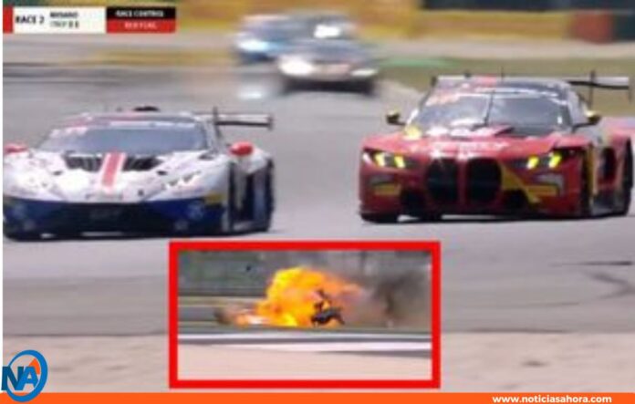Lamborghini se incendió GT World Challenge