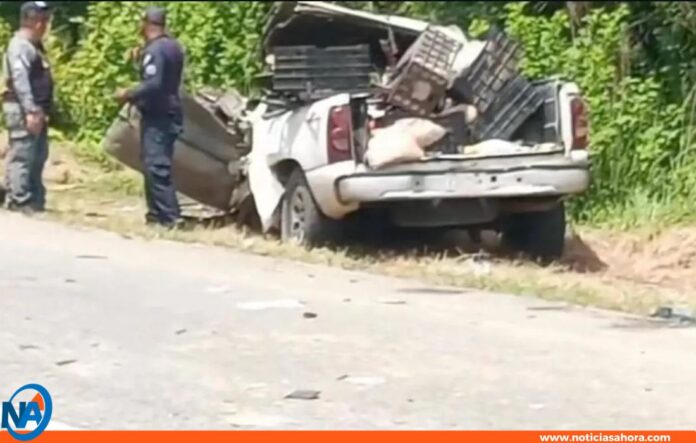 accidente carretera Morón — Coro
