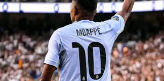 Mbappé lucirá el número 10 en Real Madrid