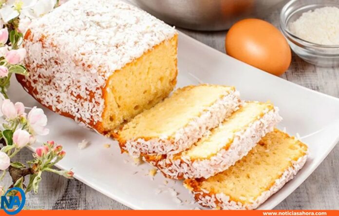 Budín de coco