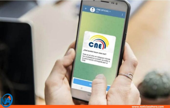 CNE activa bot en telegram