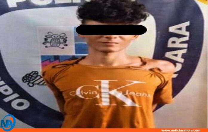 Detenido joven robo celular en Guacara