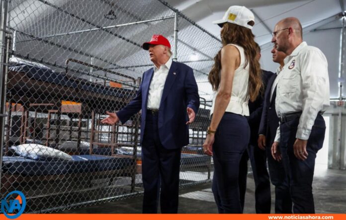 Trump visita 