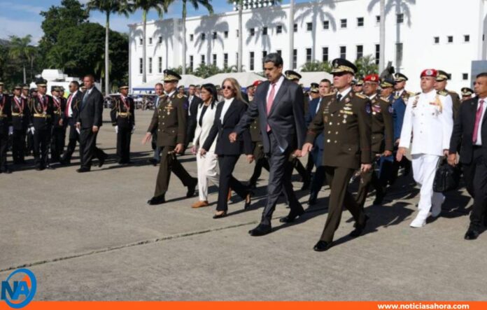 Maduro lidera ascenso militar