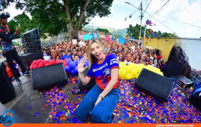 Elizabeth Niño inicio campaña electoral en Naguanagua Elizabeth Niño inicio campaña electoral en Naguanagua