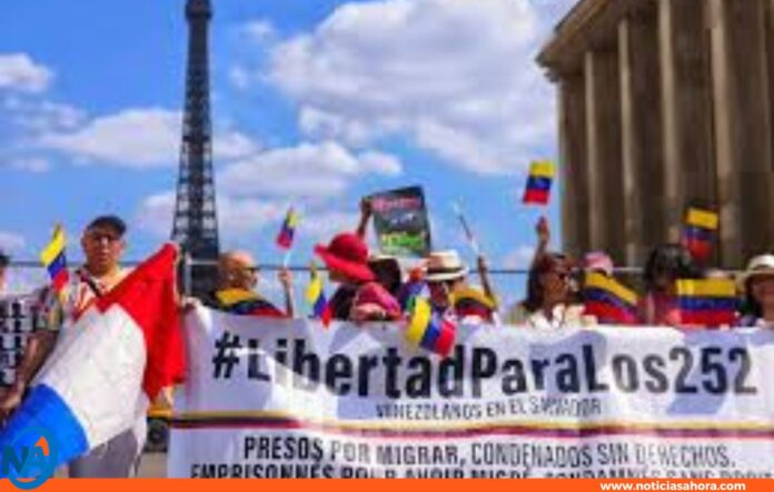 Clamor París por la liberación de 252 Venezolanos