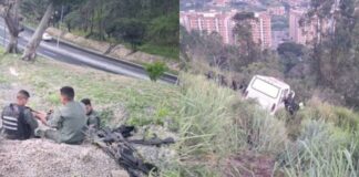 Múltiples heridos autobús militar rampa bajada de Tazón