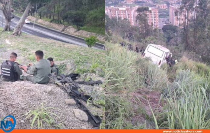 Múltiples heridos autobús militar rampa bajada de Tazón