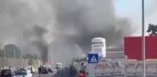 explosión gasolinera Roma