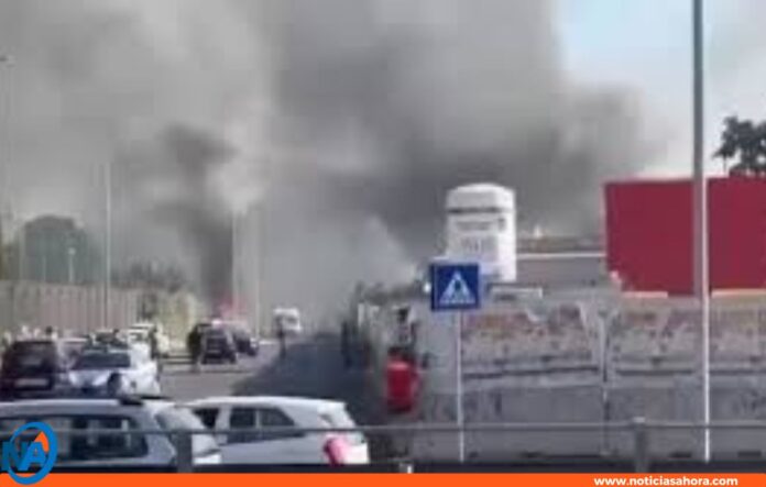 explosión gasolinera Roma