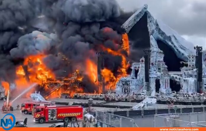 incendio escenario Tomorrowland