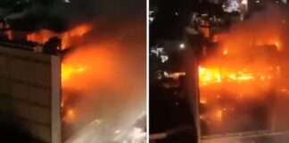incendio hipermercado Irak