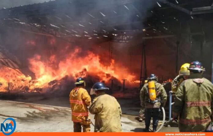 incendio planta caucho Aragua