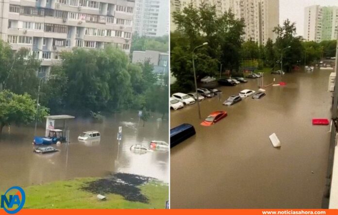 inundaciones Moscú lluvias