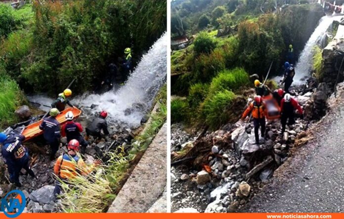 padre hijo arrastrados quebrada Mérida padre hijo arrastrados quebrada Mérida