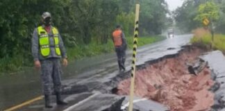 vías afectadas lluvias Mérida