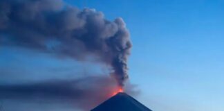 volcán Eurasia erupción