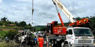 accidente múltiple Brasil